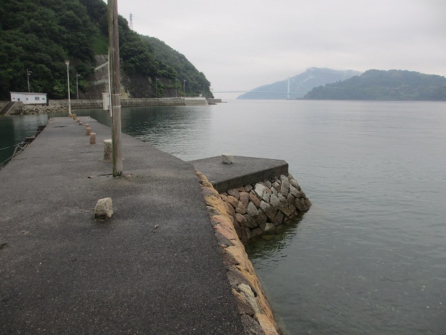 広島県小須磨の波止の釣りポイント